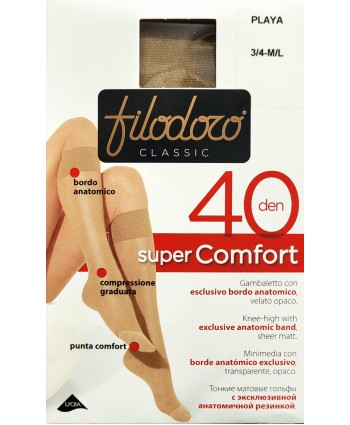 3/4 чорапи Filodoro Super Comfort 40